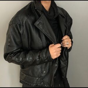 Free People XS Vegan Leather Jacket Bomber NWT